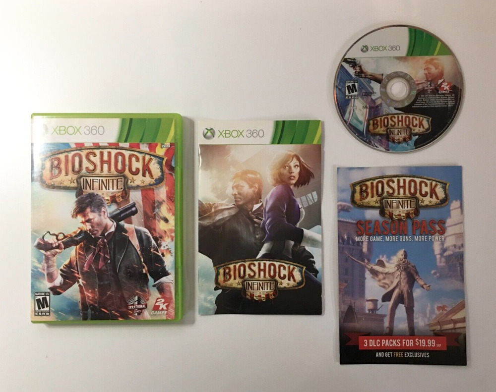 BioShock Infinite (Microsoft Xbox 360, 2013) 2K Games CIB Complete w/ Insert